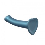 Metallic Shine Blue Dildo
