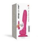 Strap-On-Me Sliding Skin Realistic Dildo Fuchsia