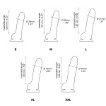 Strap-On-Me Sliding Skin Realistic Dildo Fuchsia