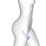 Strap-On-Me P&G Silicone Dildo Plug Metallic Lilac