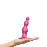 Strap-On-Me Beads Dildo Plug Metallic Pink