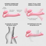 Strap-On-Me Semi-Realistic Bendable Strap-On Pink 