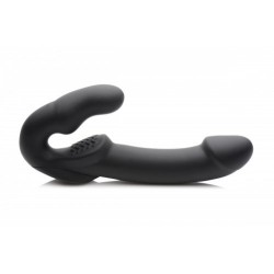 Evoke Rechargeable Vibrating Silicone Strapless Strap On