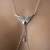 Mermaid's Tail Non-Piercing Nipple Necklace Breast Chain in Silver