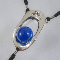 Clitoral Exciter Blue Orb G-String