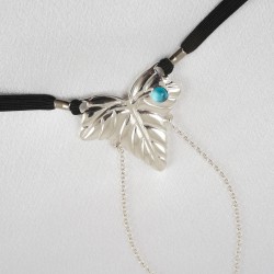 Secret Garden Silver Leaf G-String 