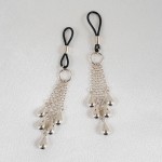Rain of Pearls Non-Piercing Nipple Jewelry in Gold or Silver 