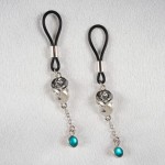 Love Roses Non-Piercing Nipple Jewelry in Silver