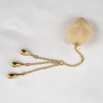 Men's Penis Head Penetrating Anal Jewelry with Gold Pendants