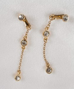 Crystal Pendant Non-Piercing Labia Jewelry