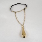 Teardrop Pendant Penis Jewelry in Gold or Silver