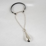 Teardrop Pendant Penis Jewelry in Gold or Silver