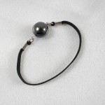Hematite Ball Penis Bracelet Jewelry in Gold or Silver