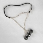 Triple Hematite Balls Penis Band Jewelry in Gold or Silver