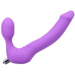 Tantus Strapless Classic Vibrating Strap-On Dildo in Lavender 