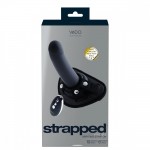 Strapped Rechargeable Vibrating Strap On
