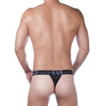 WildmanT Mesh Big Boy Pouch Thong BLACK