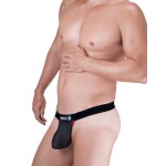 WildmanT Raw Strapless Mesh Jock with Red Contrast Trim