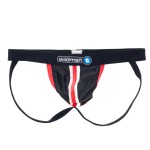 WildmanT Raw Sport Stripe Jockstrap with Duraband Waistband Red