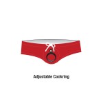 WildmanT Sport Bikini Swim w/Ball Lifter(R) Cock-Ring White