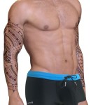 WildmanT Big Boy Pouch Swim Square Cut Blue