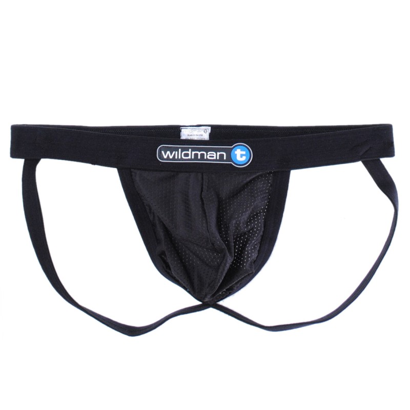 Sports Mesh Jockstrap Black - LEADER Menswear