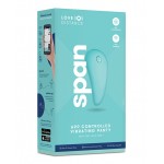 Span App Controlled Vibe With Black Lace Panty