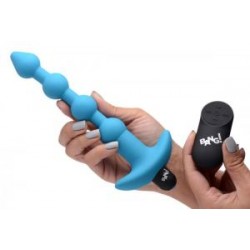 Bang! Vibrating Silicone Anal Beads with Remote Control 