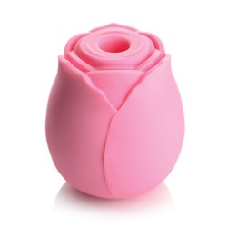 Bloomgasm 10X Pink Rose Silicone Suction Clit Stimulator