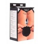 Fluffy Black Bunny Tail Anal Plug