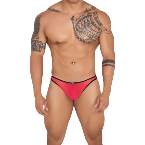 Xtremen 91126 Mesh Thongs Color Red