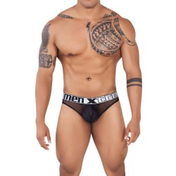 Xtremen 91137 Mesh Thongs Color Black