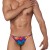 Xtremen 91146 Printed Microfiber Thongs Color Rainbow Prism