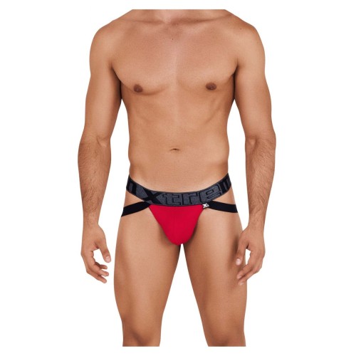 Xtremen 91102 Microfiber Jockstrap Color Red