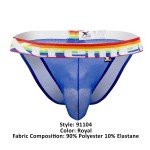 Xtremen 91104 Pride Mesh Bikini Color Royal