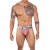 Xtremen 91117 Lace Bikini Color Coral