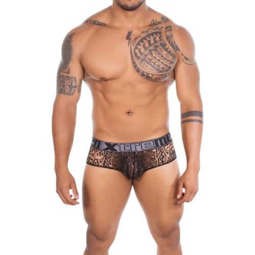 Xtremen 91119 Lace Jockstrap Color Black