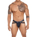 Xtremen 91128 Snake print Jockstrap Color Black