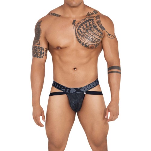 Xtremen 91128 Snake print Jockstrap Color Black