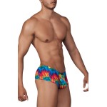 Xtremen 91147 Printed Microfiber Trunks Color Rainbow Fish