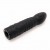 9139 Black Silicone Textured Screw-On Dildo 